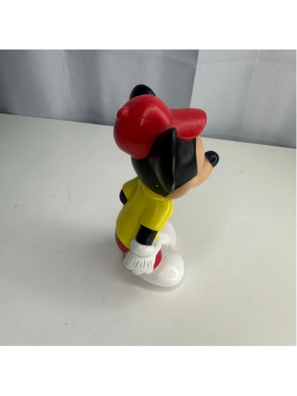 Vintage Playskool Baby Mickey Mouse Soft Vinyl Squeak Toy / Figure Walt Disney